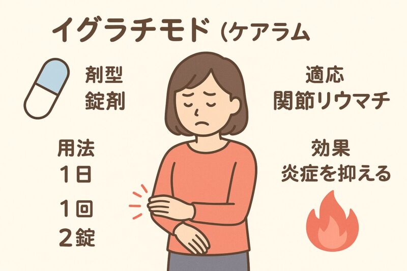 リウマチのお薬（イグラチモド/ケアラム：IGU）のアイキャッチ画像