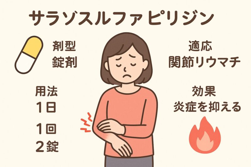 リウマチのお薬（サラゾスルファピリジン：SASP）のアイキャッチ画像