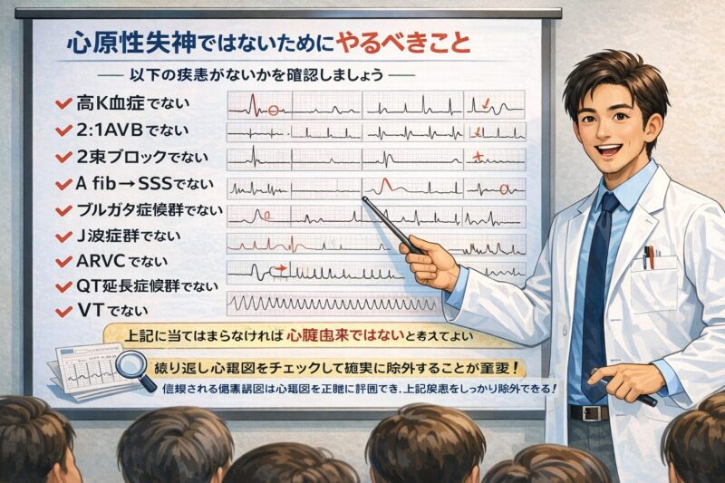心電図の読み方31　心原性失神ではないというためにのアイキャッチ画像