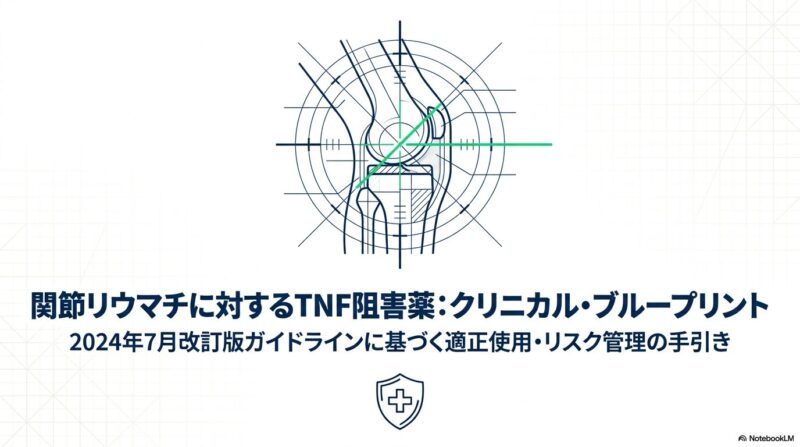 【2024年最新】関節リウマチ治療の転換点「TNF阻害薬」:6つの薬剤とバイオシミラーを使い分ける最新の手引き【柏・我孫子のリウマチ専門医解説】のアイキャッチ画像